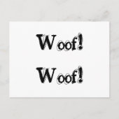 Beschwerde über Hundebarken Postkarte (Vorderseite)