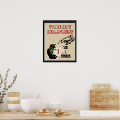 Beschwerdeabteilung Poster (Küche)