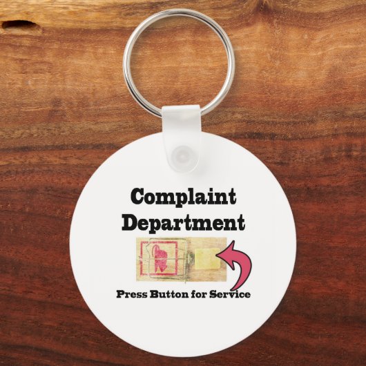 Beschwerdeabteilung Schlüsselanhänger (Vorderseite)