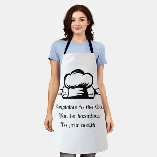Beschwerden beim Koch Schürze (Getragen)