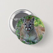 Beschwerender Berglöwe Button (Vorne & Hinten)