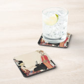 Beschwörung, Illustration für 'Gazette du Bon Ton' Getränkeuntersetzer (Rechte Seite)