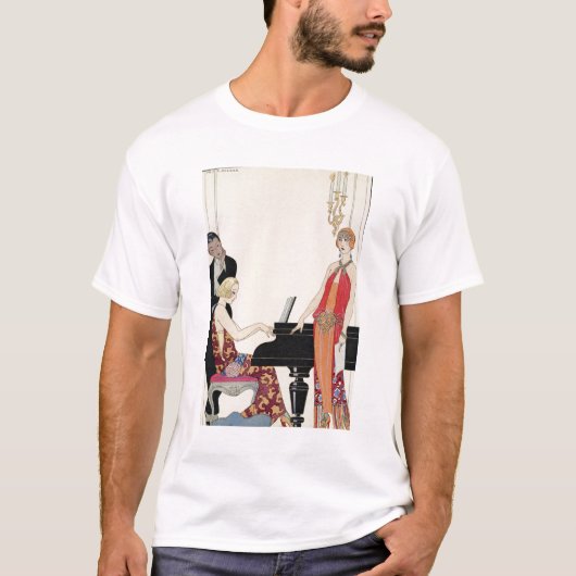 Beschwörung, Illustration für 'Gazette du Bon Ton' T-Shirt (Vorderseite)