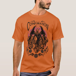 Beschwörung RPG Magie Schule Schwarz T-Shirt
