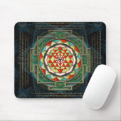 Beschwörungsformel u. Shri Yantra Maha Lakshmi Mousepad (Mit Mouse)