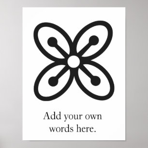 BESE SAKA   Gütezeichen, Power, Überfluss Poster