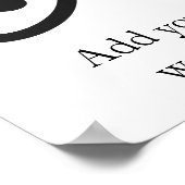 BESE SAKA | Gütezeichen, Power, Überfluss Poster (Ecke)