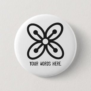 BESE SAKA   Symbol des Reichtums, Power, Überfluss Button