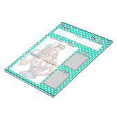 Besegnete Nurse Pinup_ Krankheit Temp 2 Notizblock (angewinkelt)