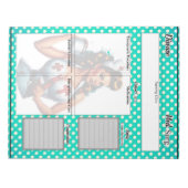 Besegnete Nurse Pinup_ Krankheit Temp 2 Notizblock (Vorderseite)