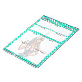 Besegnete Pinup Nurse_ Krankheit Temp 1 Notizblock (angewinkelt)