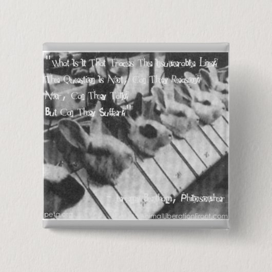 BESEITIGEN SIE VIVISECTIONS BUTTON (Vorderseite)