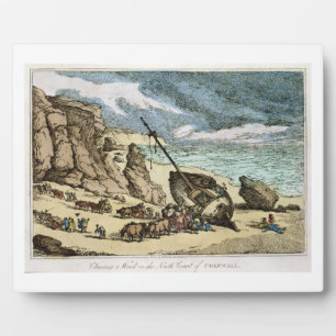 Beseitigung eines Wrack an der Nordküste von Cornw Fotoplatte
