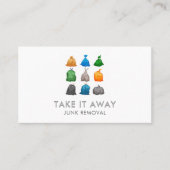 Beseitigung von Junk-Müll Visitenkarte (Vorderseite)