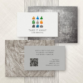 Beseitigung von Junk-Müll Visitenkarte