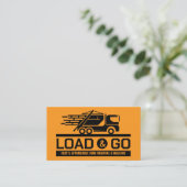 Beseitigung von Junk und Hauling Visitenkarte (Stehend Vorderseite)