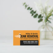 Beseitigung von Junk und Hauling Visitenkarte (Stehend Vorderseite)
