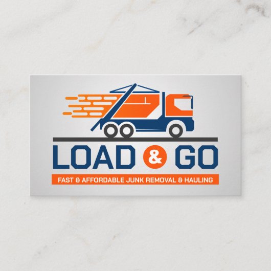 Beseitigung von Junk und Hauling Visitenkarte (Vorderseite)