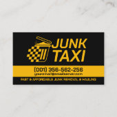 Beseitigung von Junk und Hauling Visitenkarte (Vorderseite)