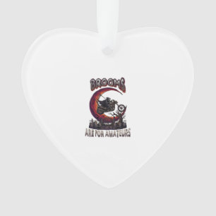 Besen Amateure Sensenmann Motorrad Halloween R Ornament