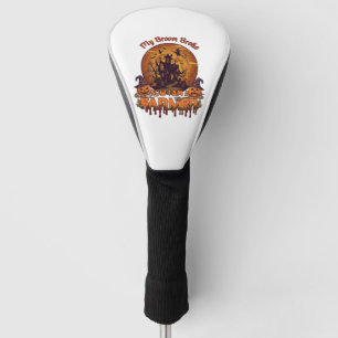 Besen Brach Bauer Halloween Hexe Spukhaus P Golf Headcover