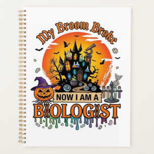Besen Brach Biologe Halloween Verlassenes Schloss Planer