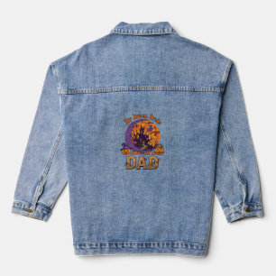 Besen Brach Papa Halloween Spukhaus Schnurrbart P Jeansjacke