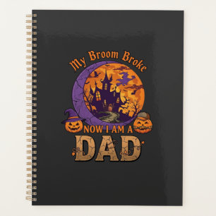 Besen Brach Papa Halloween Spukhaus Schnurrbart P Planer