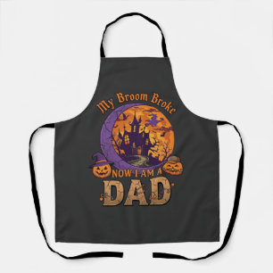 Besen Brach Papa Halloween Spukhaus Schnurrbart P Schürze