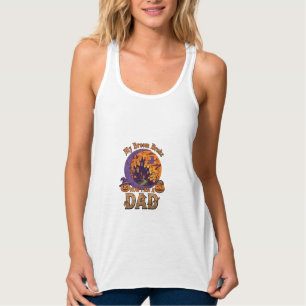 Besen Brach Papa Halloween Spukhaus Schnurrbart P Tank Top