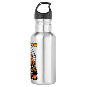 Besen brach Traktor Halloween Hexe Geister_1 Edelstahlflasche