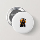 Besen brach Vorarbeiter Hexencrew Halloween-Design Button (Vorne & Hinten)
