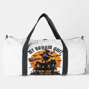 Besen brach Vorarbeiter Hexencrew Halloween-Design Duffle Bag