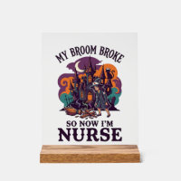 Besen Brachte Krankenschwester Halloween Hexe Spuk