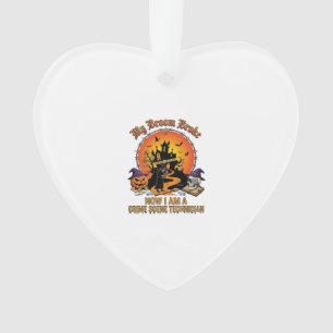 Besen Gebrochen Tatorttechnikerin Halloween Hexe Ornament