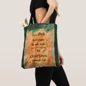 Besen-Salbei abstrakt Philipper 4vs19 Tasche (Von Nahem)