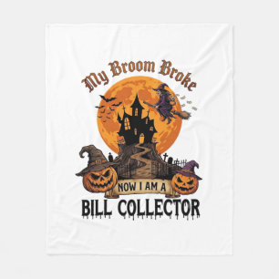 Besen zerbrach Geldeintreiber Halloween Spukhaus Fleecedecke