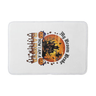 Besen Zerbrochener Barista Halloween Hexe Kaffee K Badematte