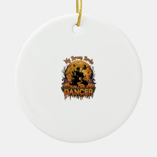 Besen zerbrochener Tänzer Halloween Spukhaus Kürbi Keramik Ornament