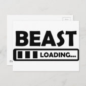 Besenbelastung Postkarte (Vorne/Hinten)