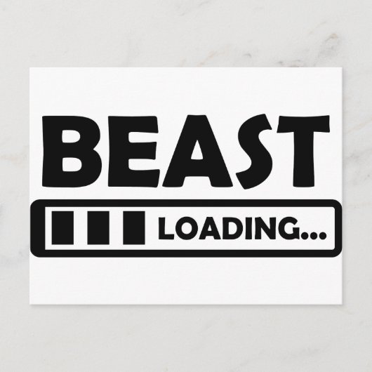 Besenbelastung Postkarte (Vorderseite)