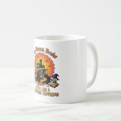 Besenbruch-Tatorttechnikerin Halloween Hexe Kaffeetasse (VorderseiteRechts)