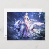 Besenlehrer in der verlassenen Welt Postkarte (Vorne/Hinten)