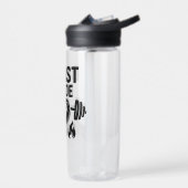 Besenmodus eingeschaltet - Motivierend Wasserflasc Trinkflasche (Links)