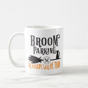 Besenparkplatz Humorvoller Halloween-Kaffee Kaffeetasse