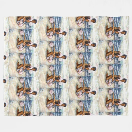 Besessen davon, das Unmögliche zu erobern Fleecedecke (Vorderseite (Horizontal))