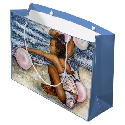 Besessen davon, das Unmögliche zu erobern Große Geschenktüte (Rückseite Schrägansicht)