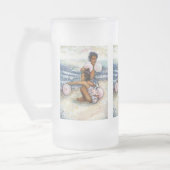 Besessen davon, das Unmögliche zu erobern Mattglas Bierglas (Links)