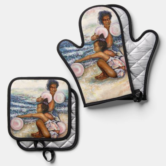 Besessen davon, das Unmögliche zu erobern Ofenhandschuh & Topflappen-Set (Vorderseite/Rückseite)