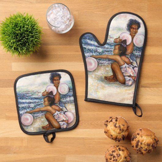 Besessen davon, das Unmögliche zu erobern Ofenhandschuh & Topflappen-Set (Oben Unten)